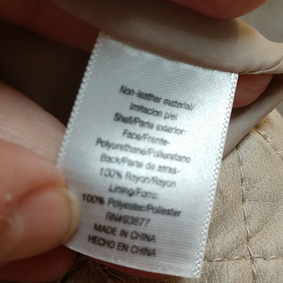 a.n.a Faux Pebbled leather jacket - Picture 8 of 8